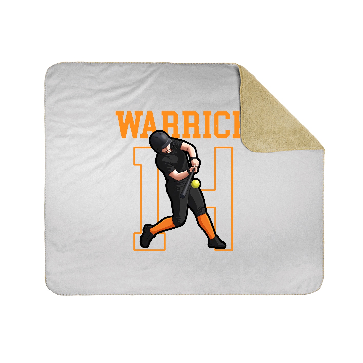 Throw Blanket — Shirsey in White