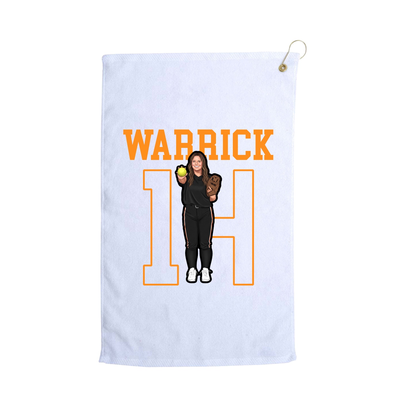 Golf Towel — Shirsey in White