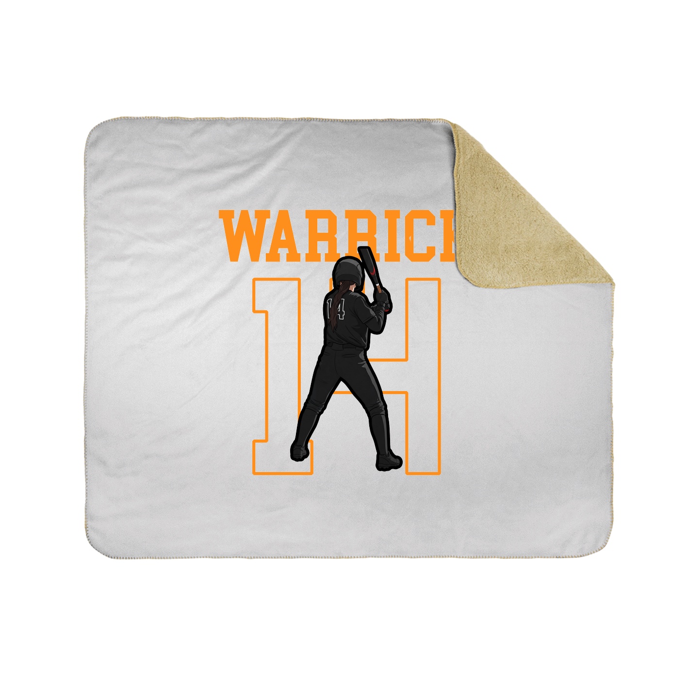 Throw Blanket — Shirsey in White