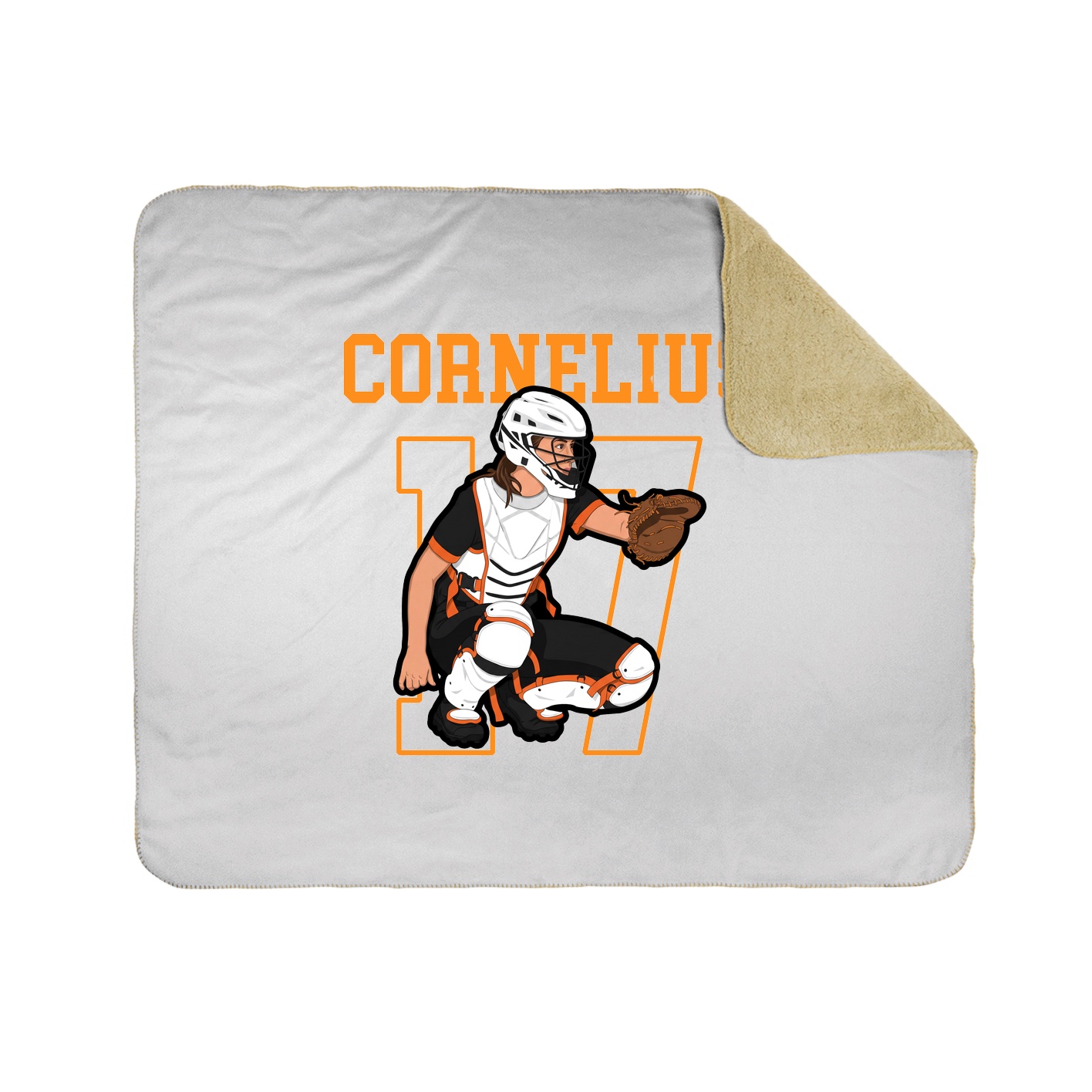 Throw Blanket — Shirsey in White
