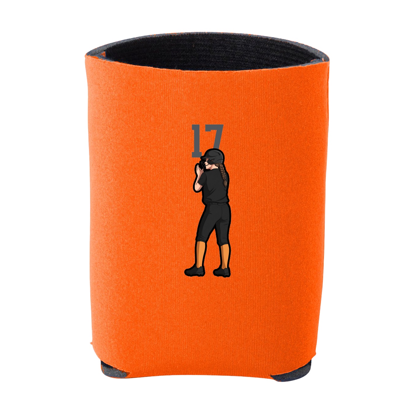 Can Holder — Number Top in Orange