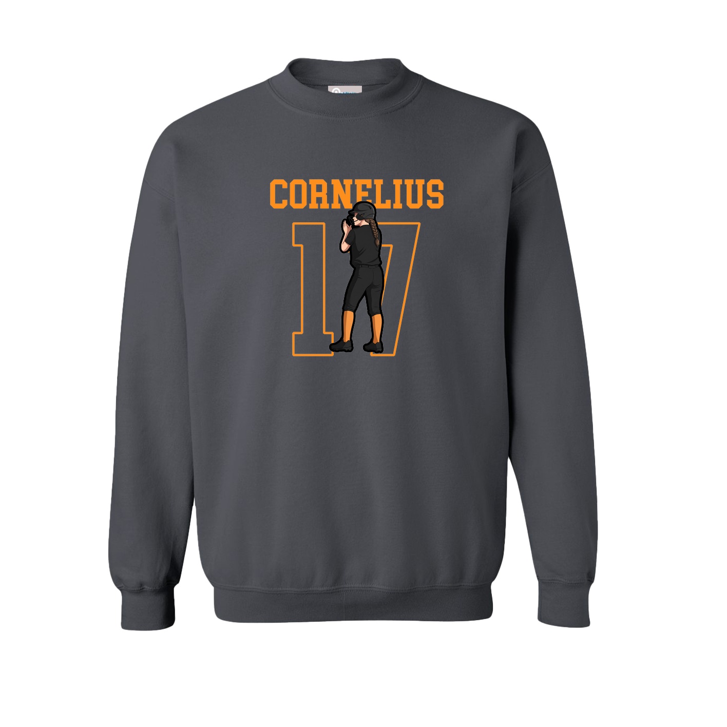 Fleece Crew — Shirsey in Grey
