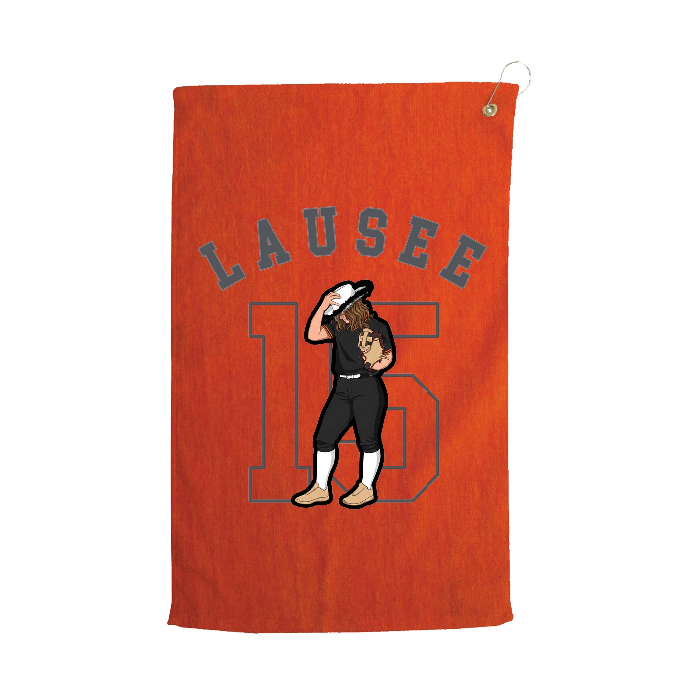 Golf Towel — Shirsey Arch in Orange