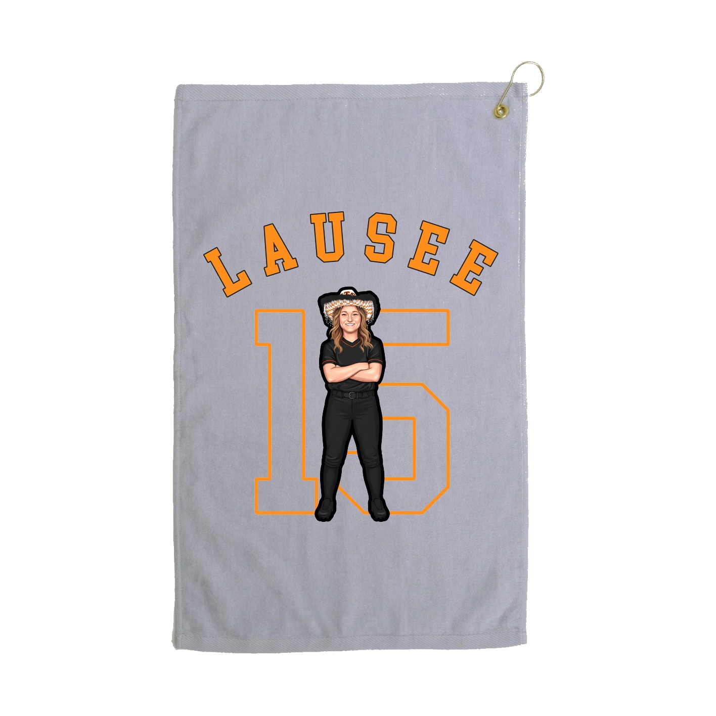 Golf Towel — Shirsey Arch in Grey