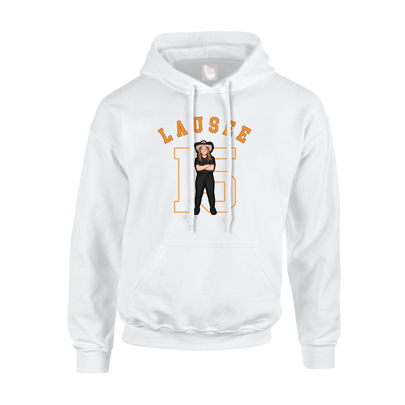 Youth Hoodie — Shirsey Arch in White