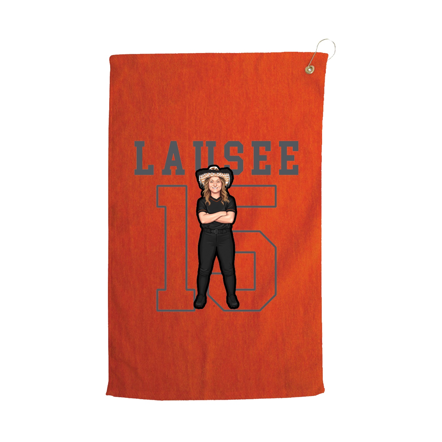 Golf Towel — Shirsey in Orange