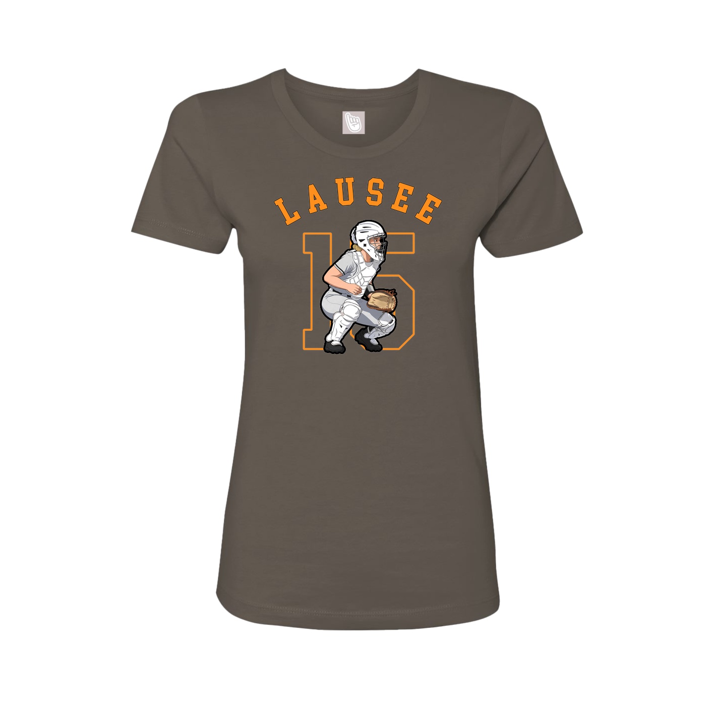 Fitted Women's Tee — Shirsey Arch in Grey