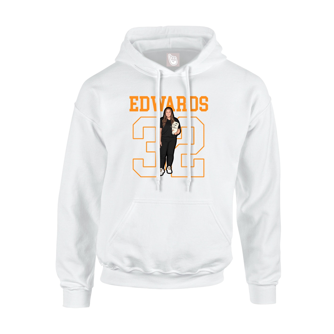 Youth Hoodie — Shirsey in White