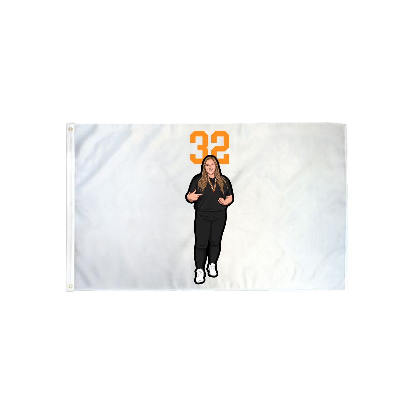 3x5 Flag — Number Top in Classic
