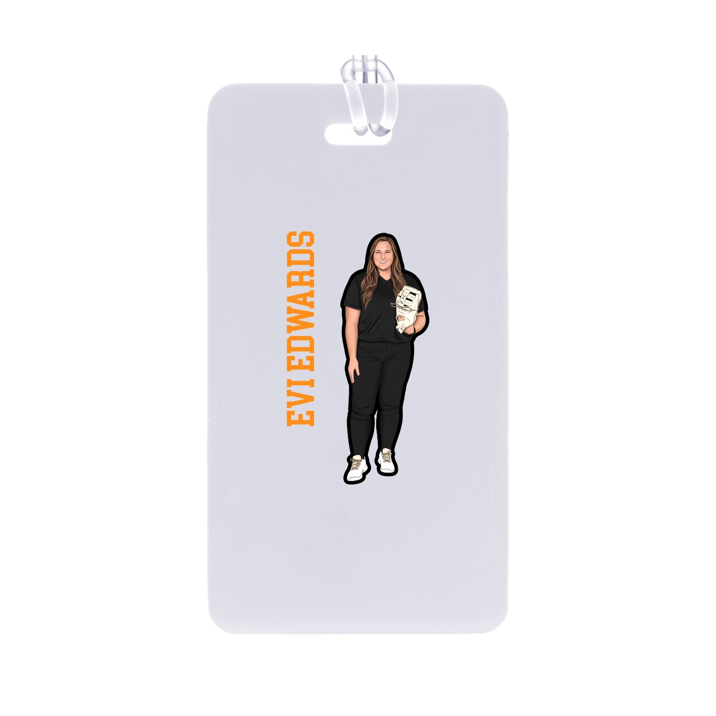 Bag Tag — Name Vertical in Classic