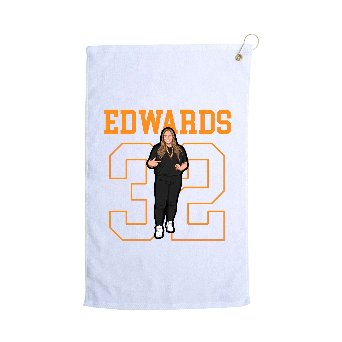Golf Towel — Shirsey in White