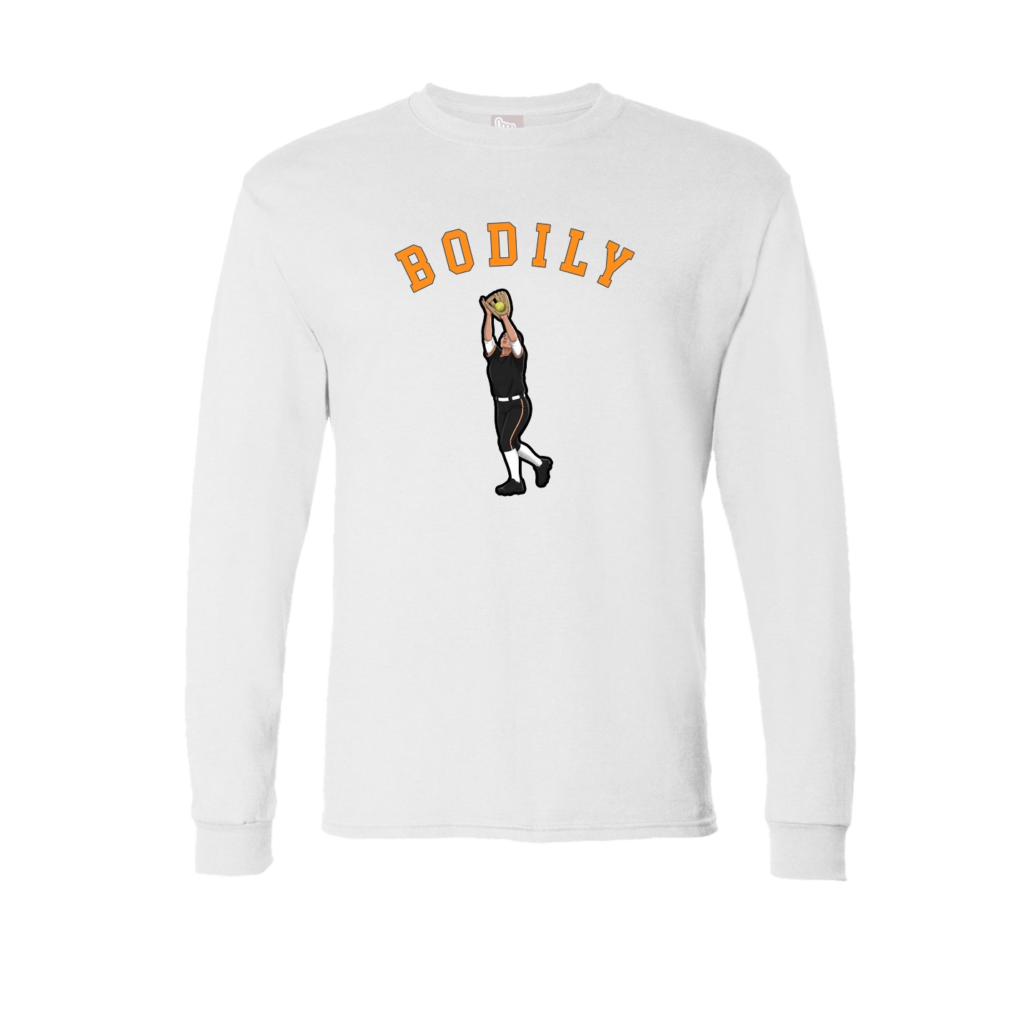 Long Sleeve Tee — Shirsey Arch in White
