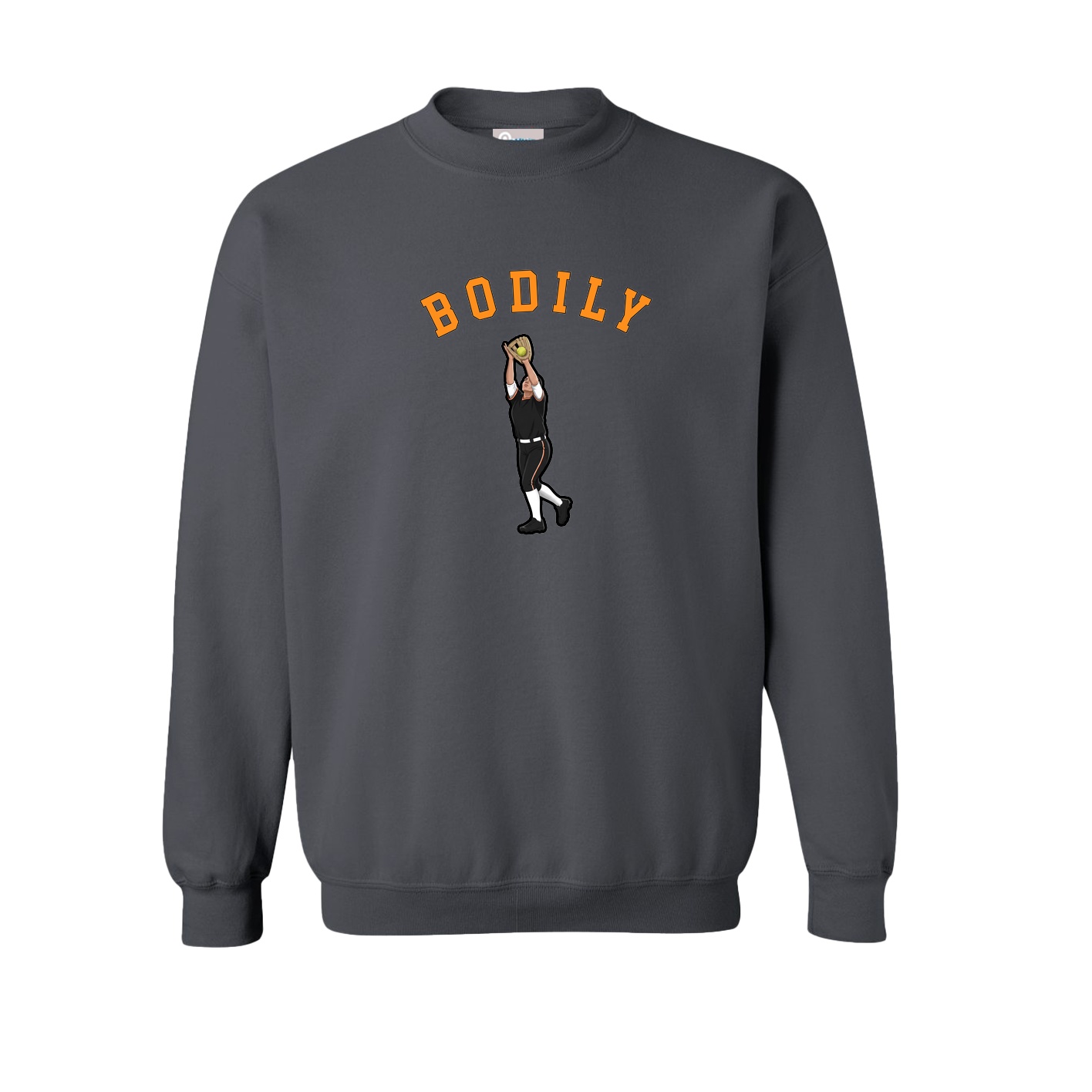 Fleece Crew — Shirsey Arch in Grey