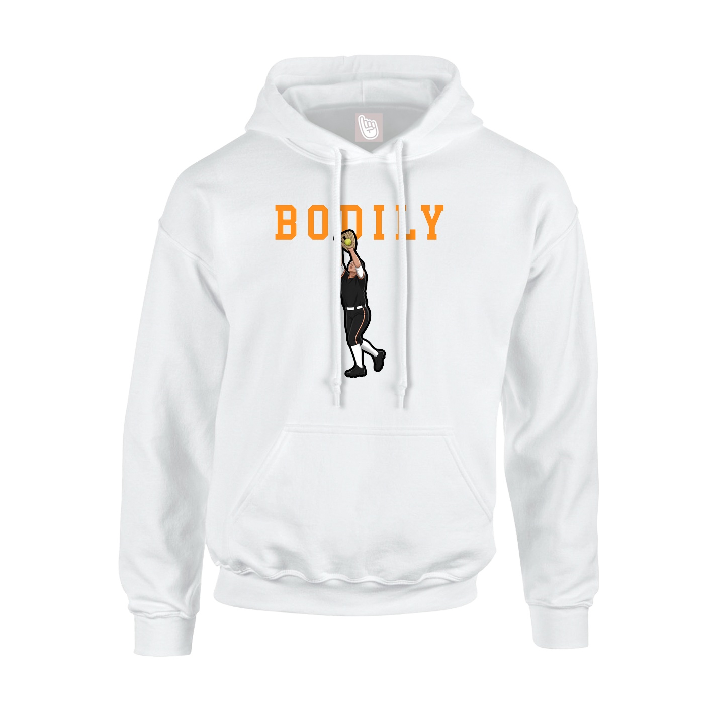 Hoodie — Shirsey in White