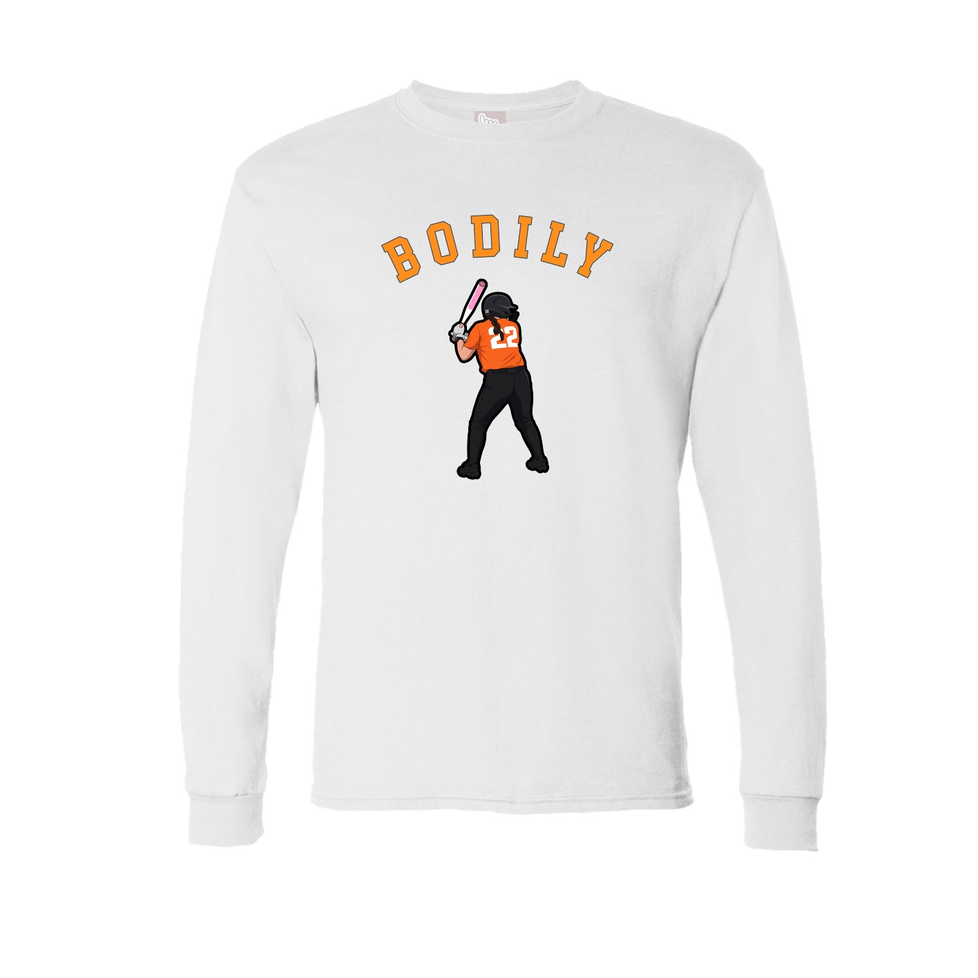 Long Sleeve Tee — Shirsey Arch in White