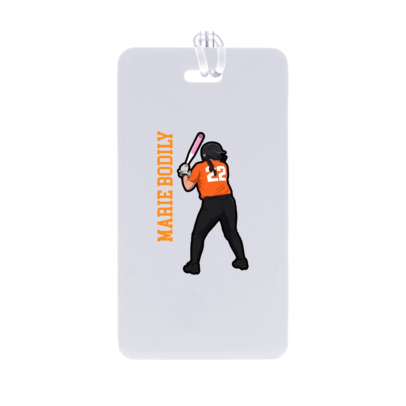 Bag Tag — Name Vertical in Classic