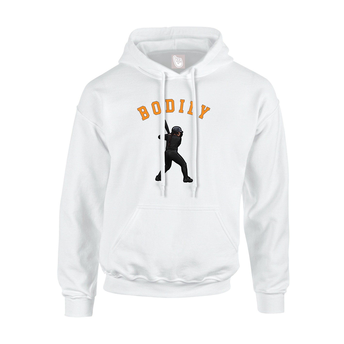 Youth Hoodie — Shirsey Arch in White