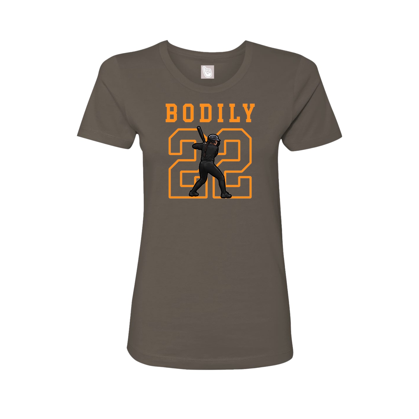 Fitted Women's Tee — Shirsey in Grey