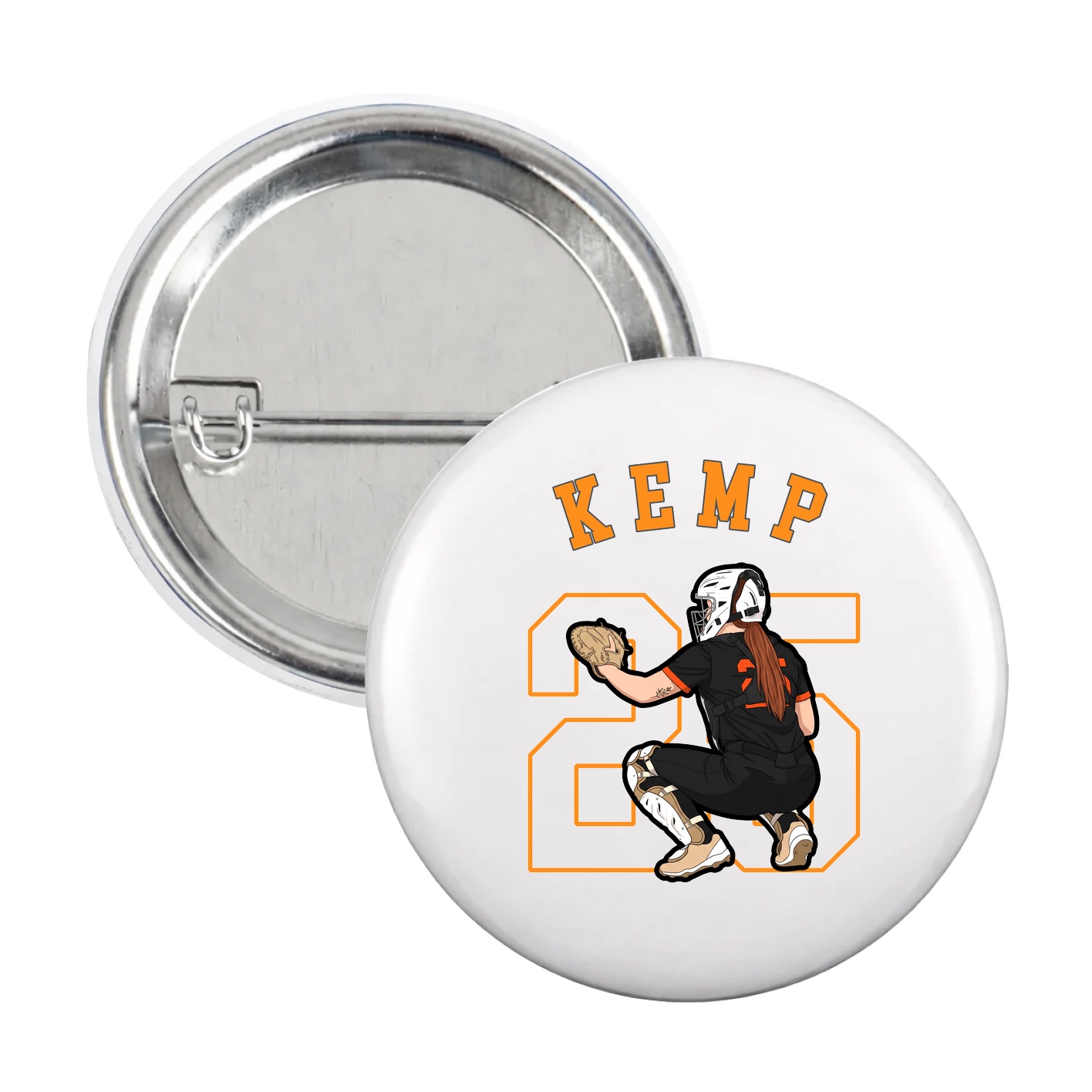 Game Day Button — Shirsey Arch in White