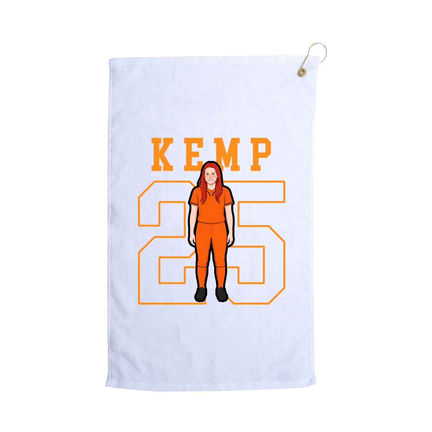 Golf Towel — Shirsey in White