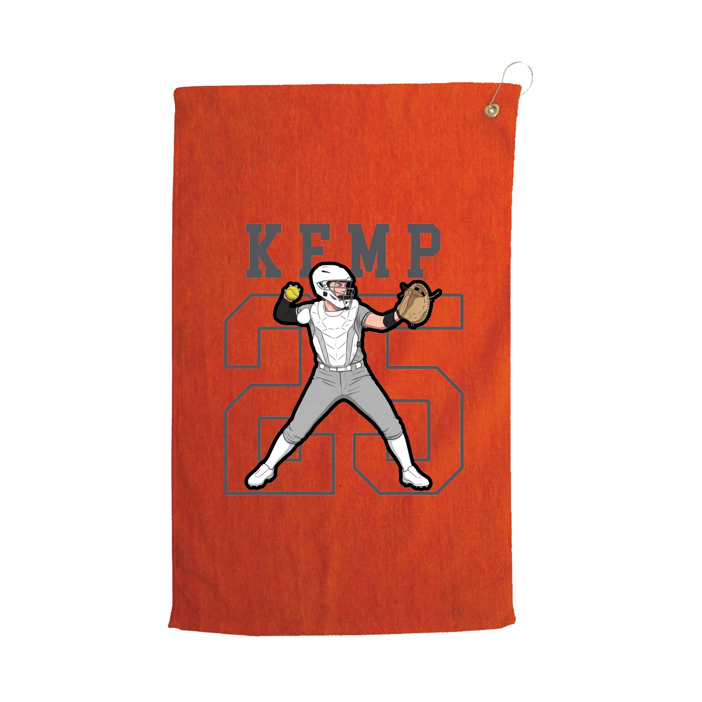 Golf Towel — Shirsey in Orange