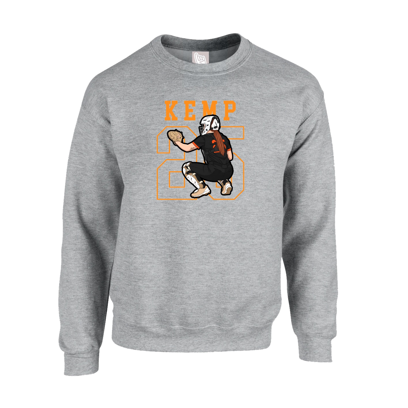 Fleece Crew — Shirsey in Grey