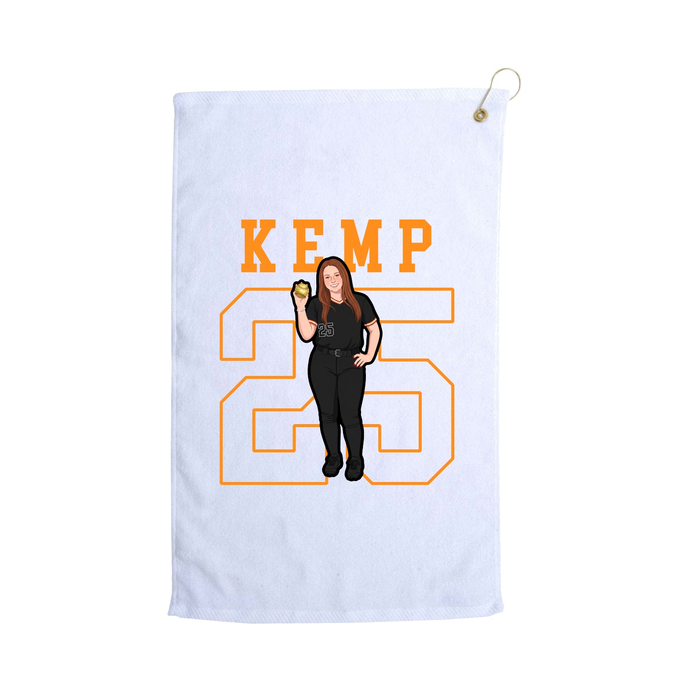 Golf Towel — Shirsey in White