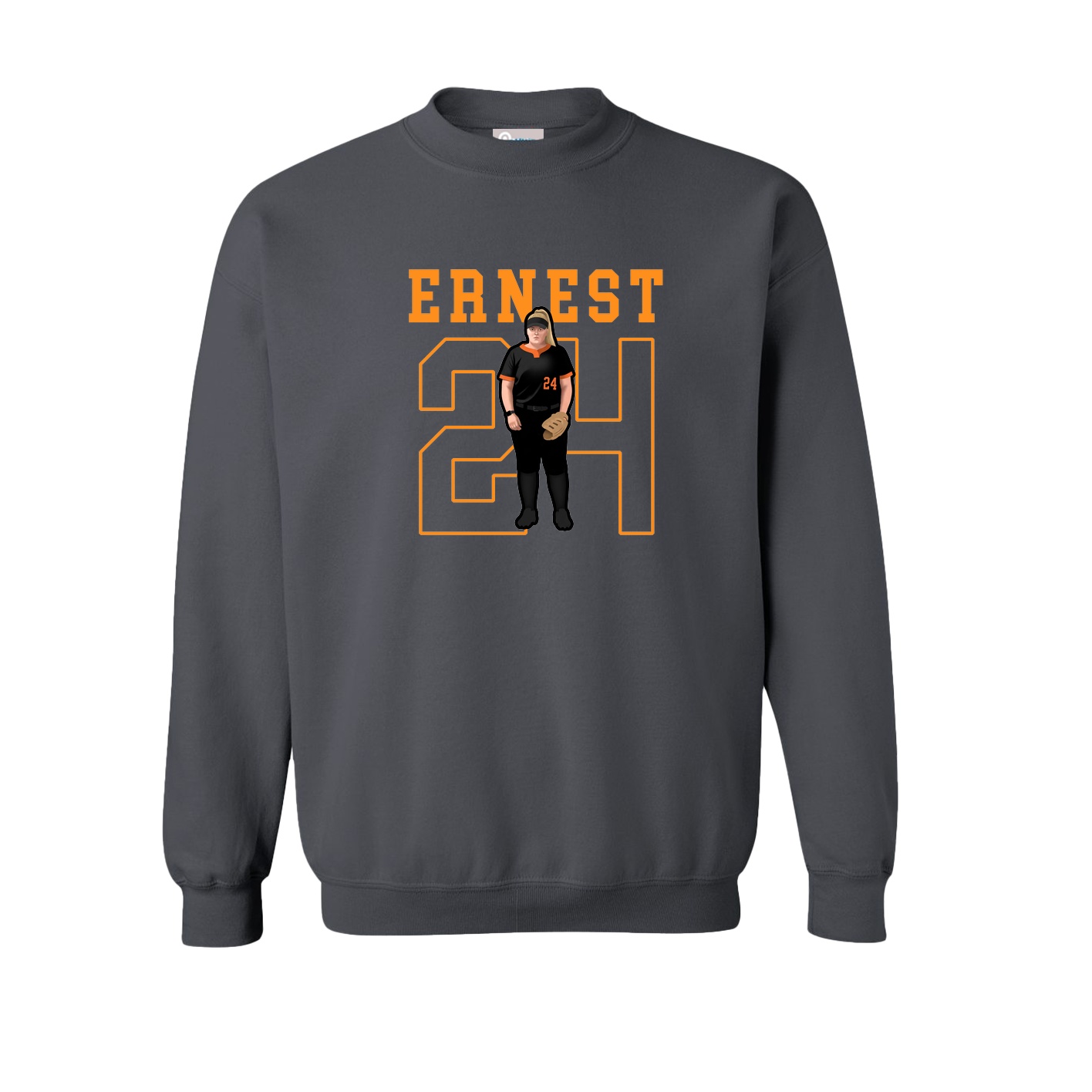 Fleece Crew — Shirsey in Grey