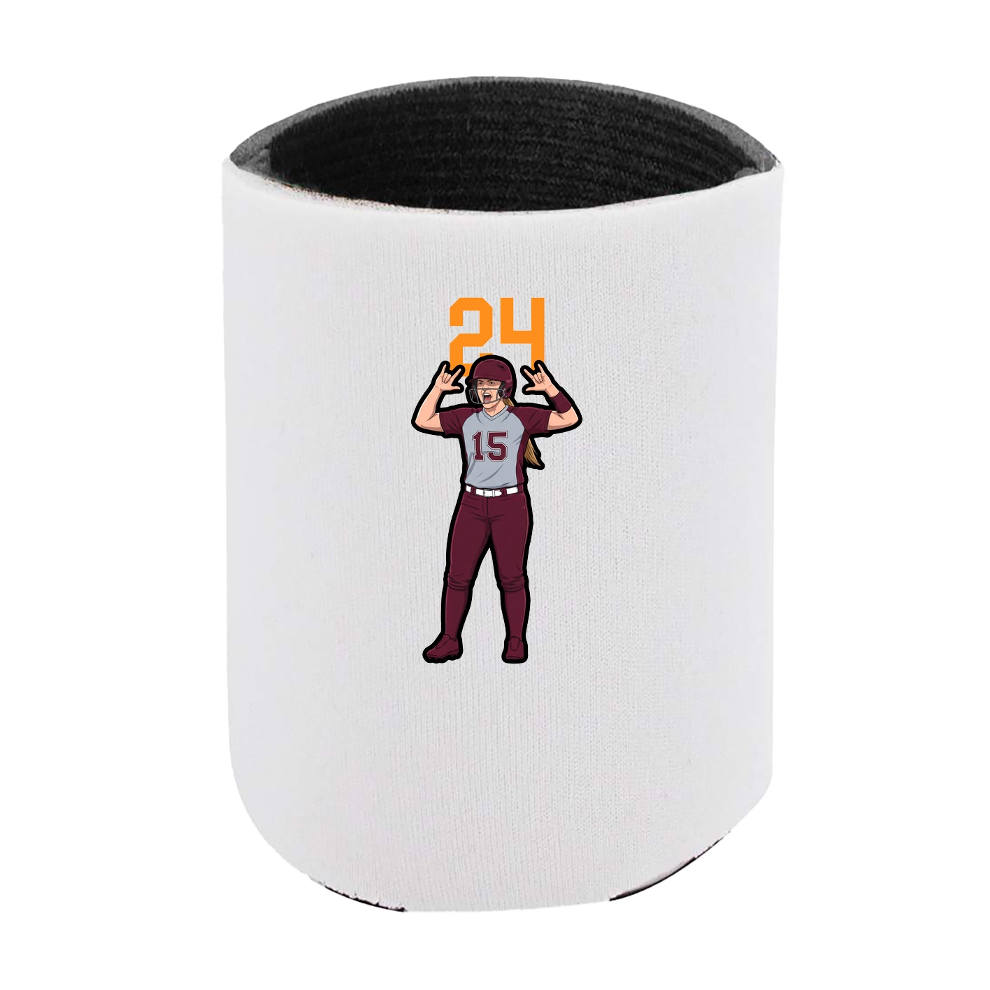 Can Holder — Number Top in White