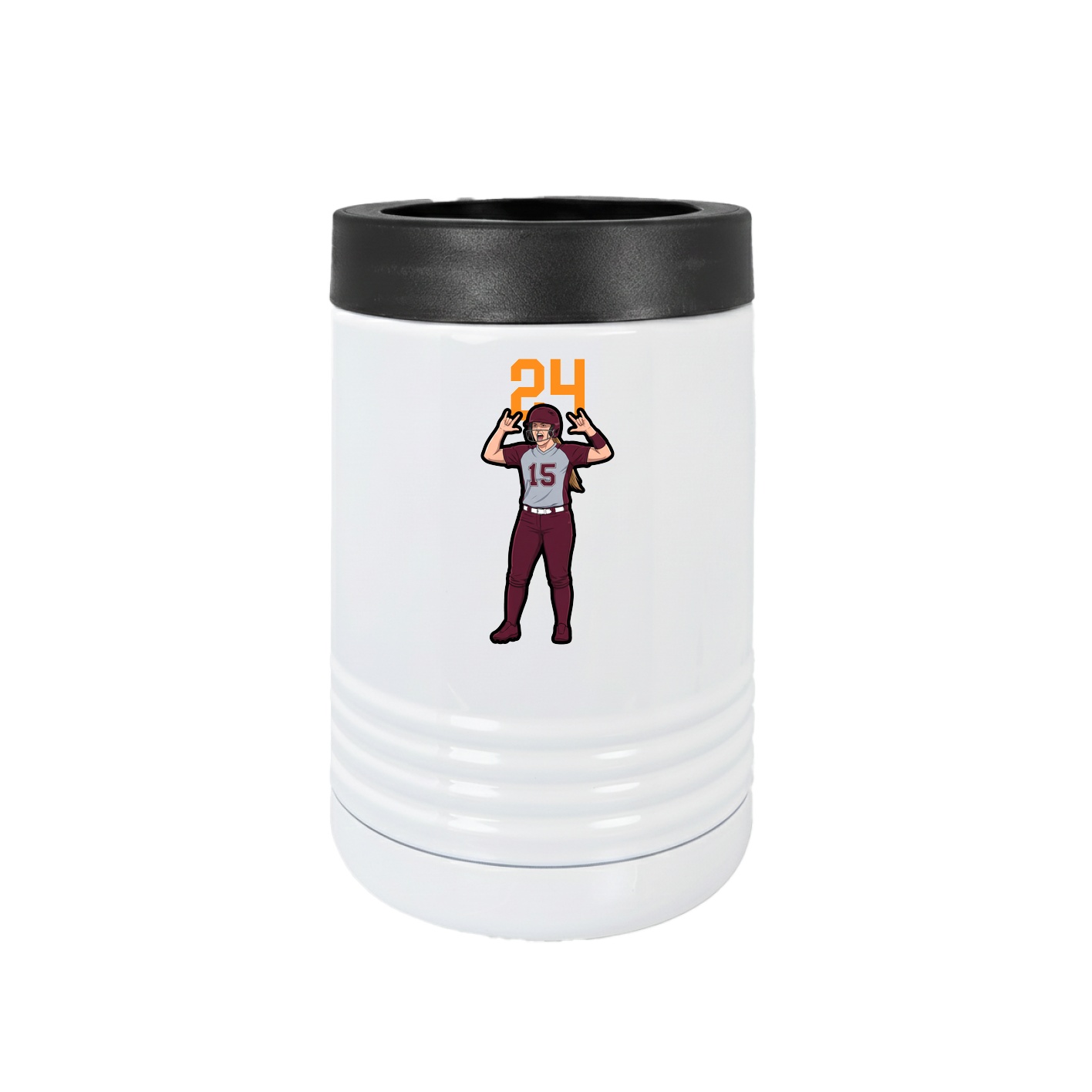 Beverage Holder — Number Top in White