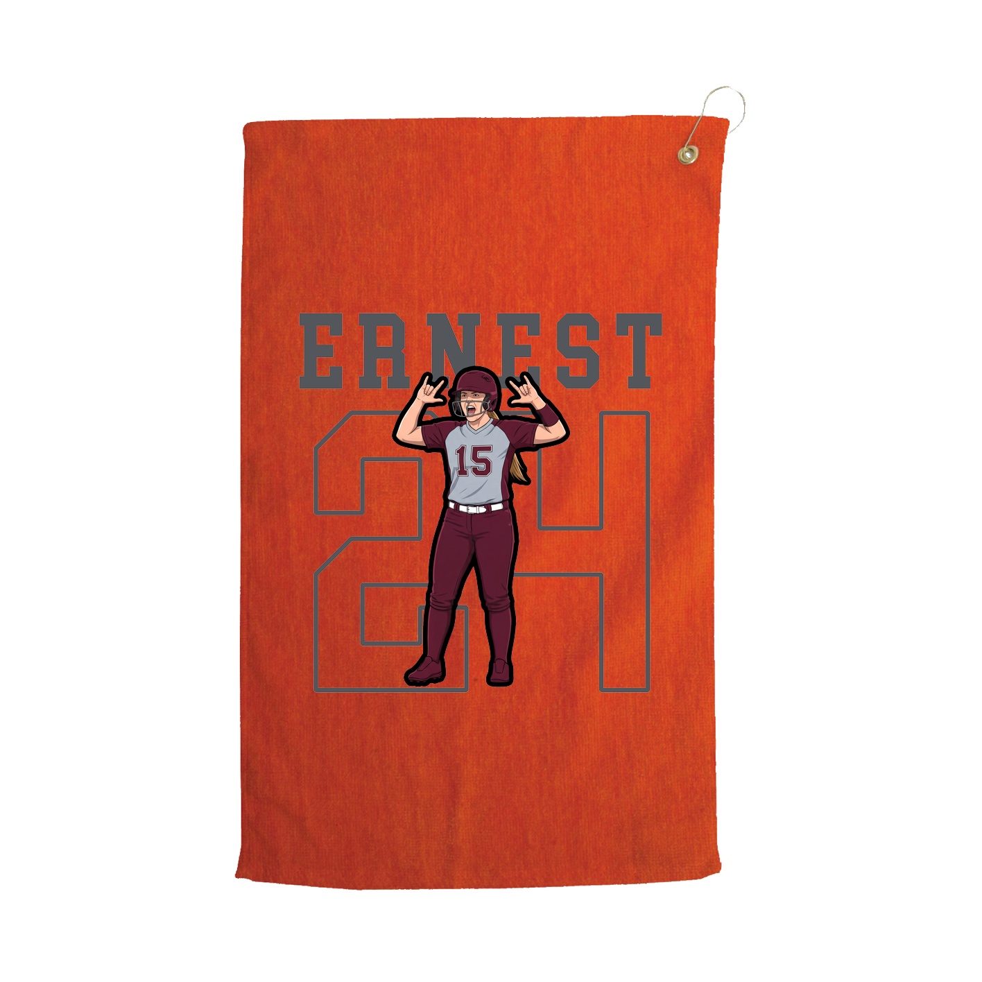 Golf Towel — Shirsey in Orange