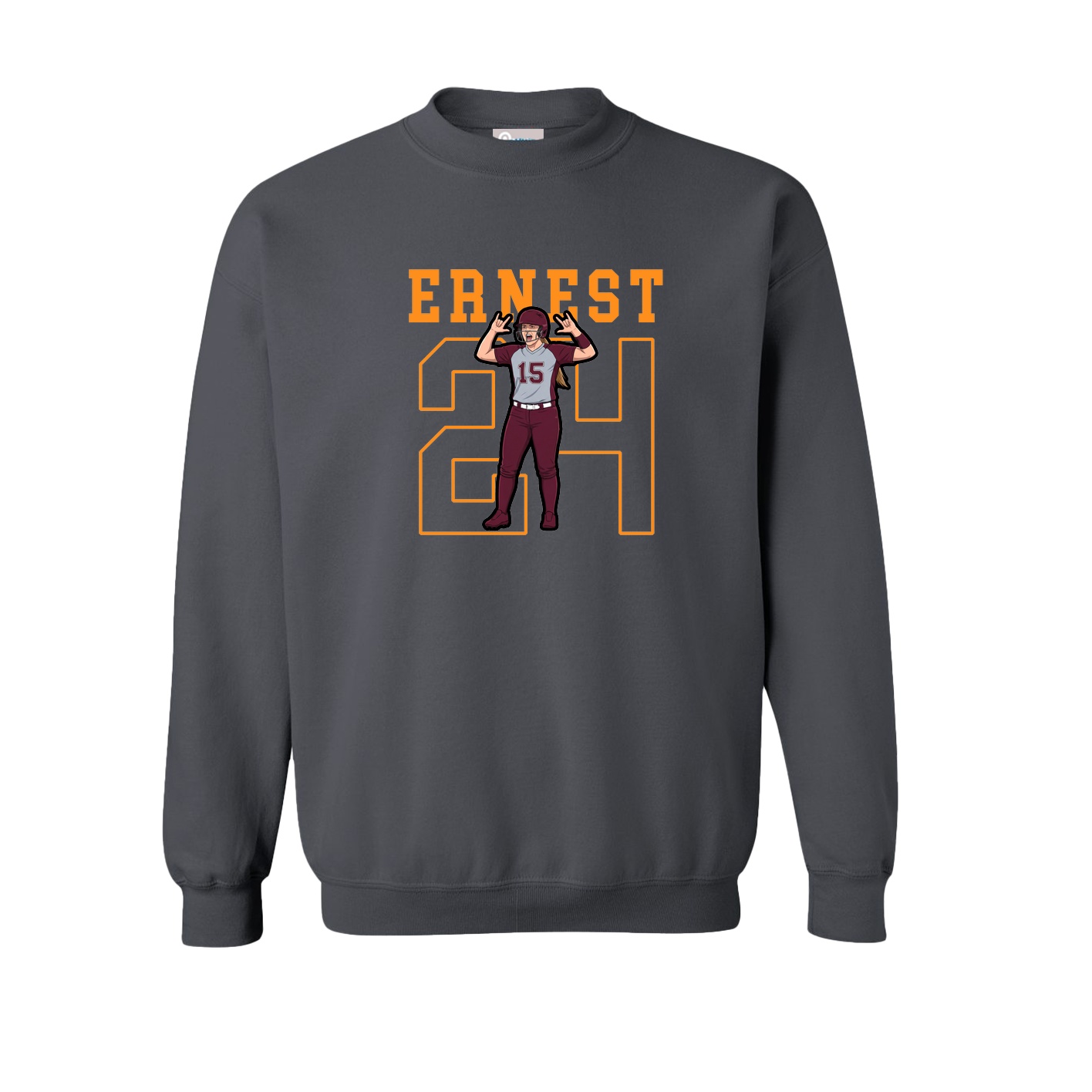 Fleece Crew — Shirsey in Grey