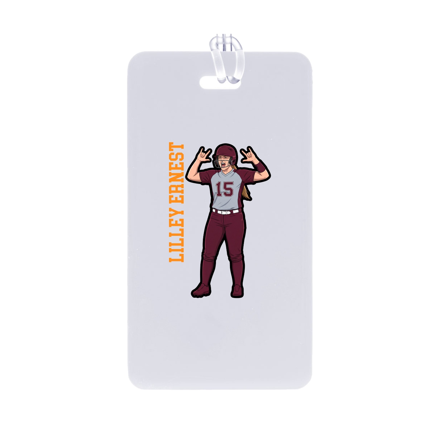 Bag Tag — Name Vertical in Classic