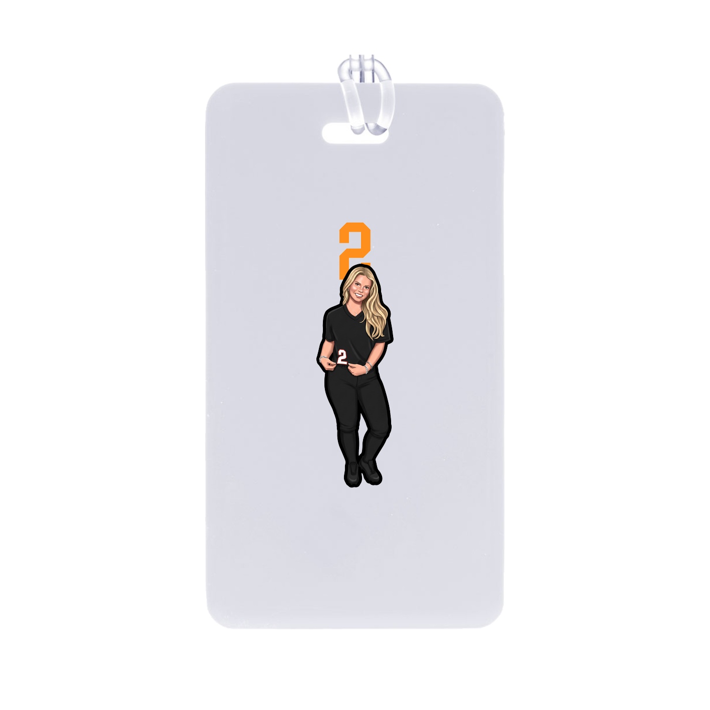 Bag Tag — Number Top in Classic