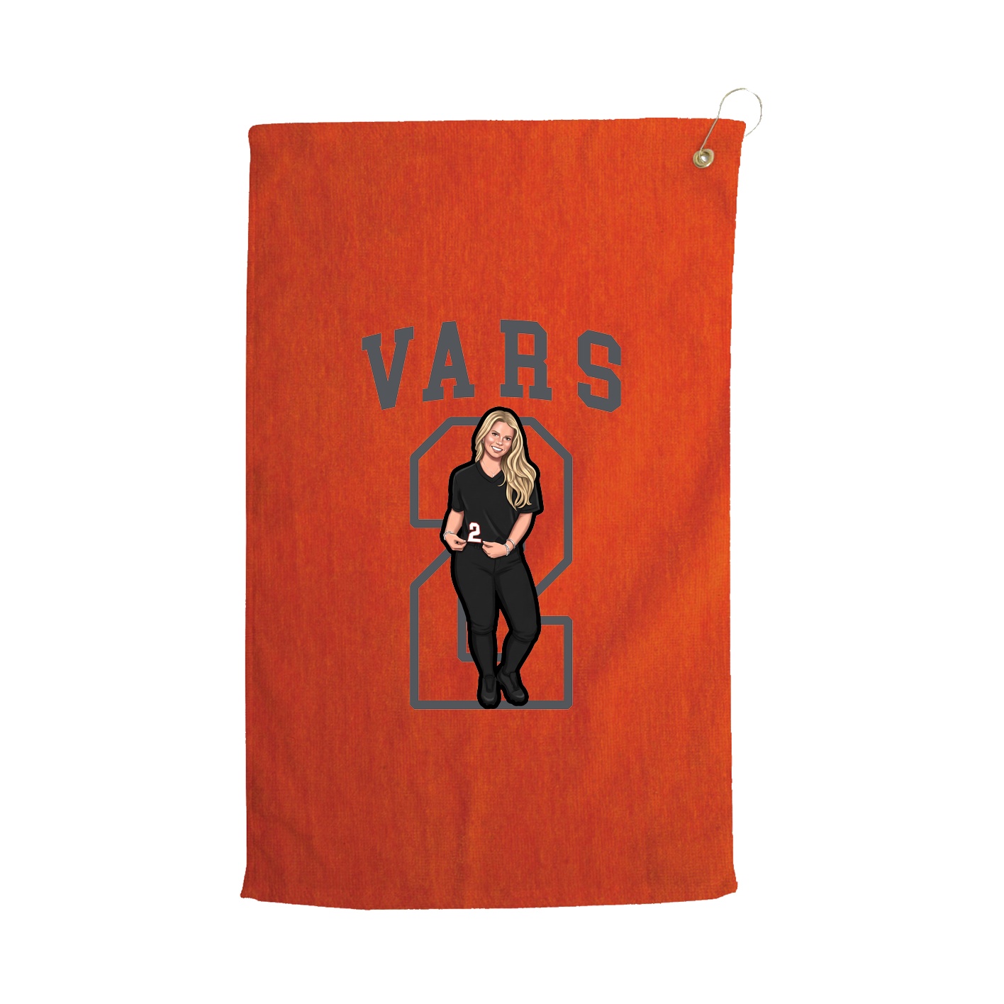 Golf Towel — Shirsey in Orange