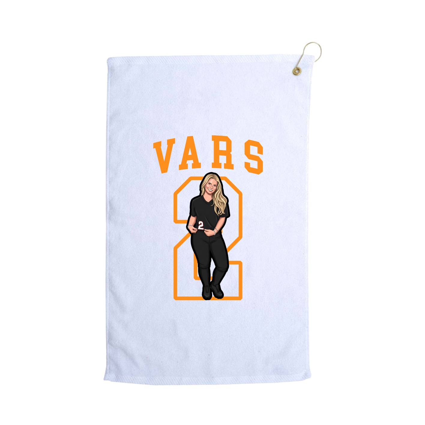 Golf Towel — Shirsey in White