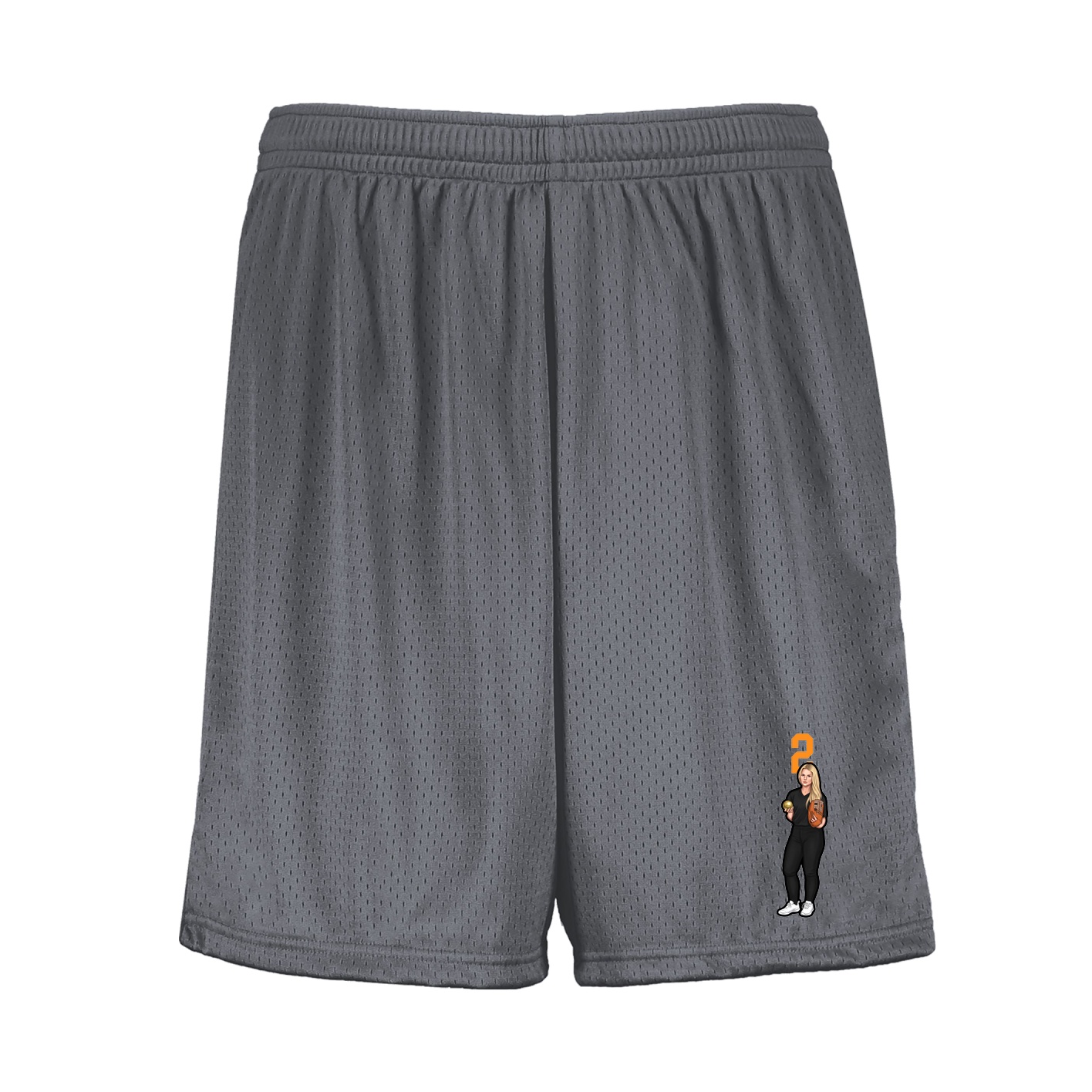 Shorts — Number Top in Grey