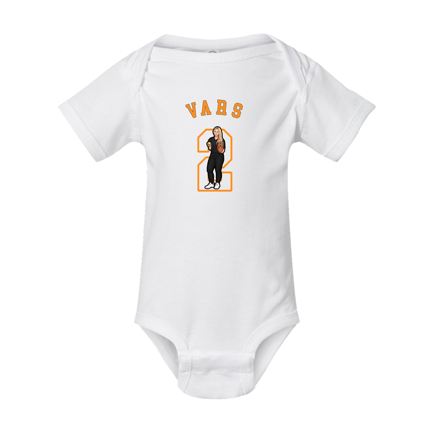 Baby Onesie — Shirsey Arch in White