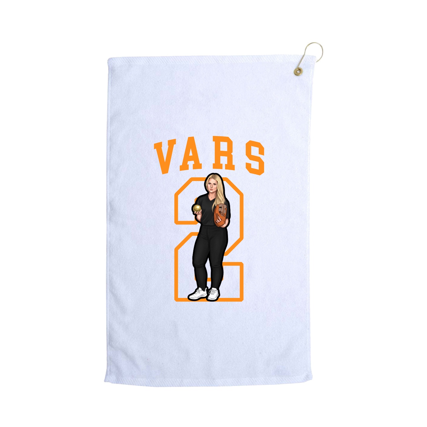 Golf Towel — Shirsey in White