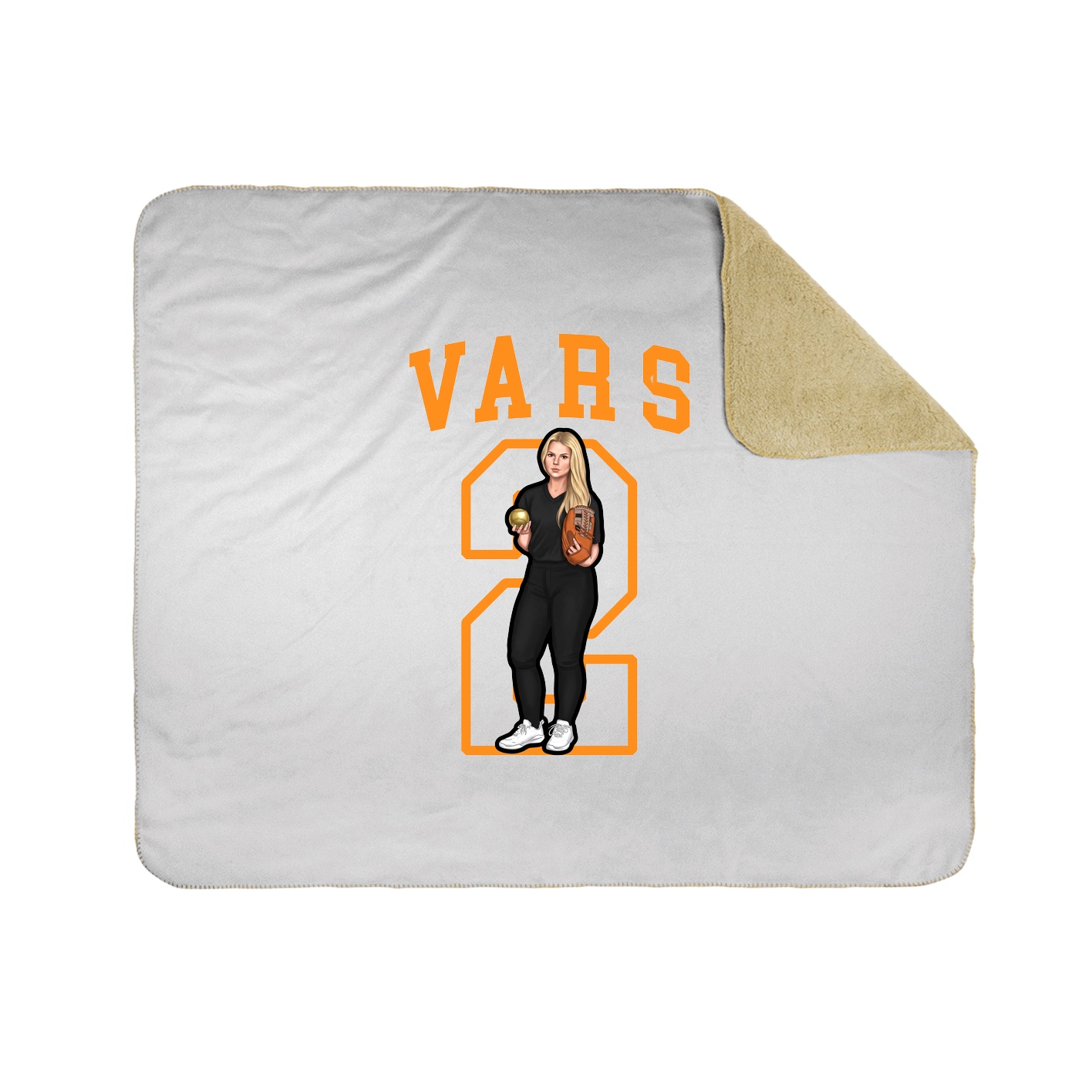Throw Blanket — Shirsey in White