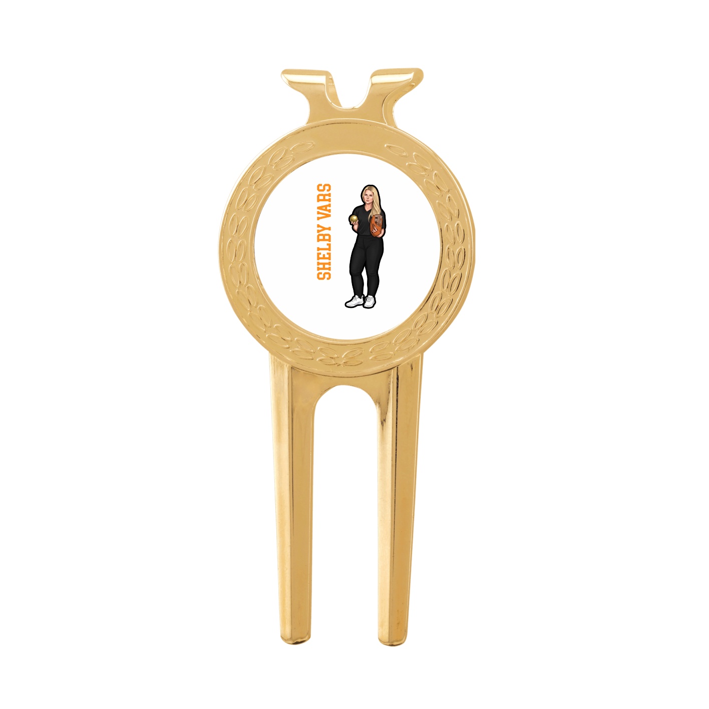 Divot Tool with Ball Marker — Name Vertical in Classic