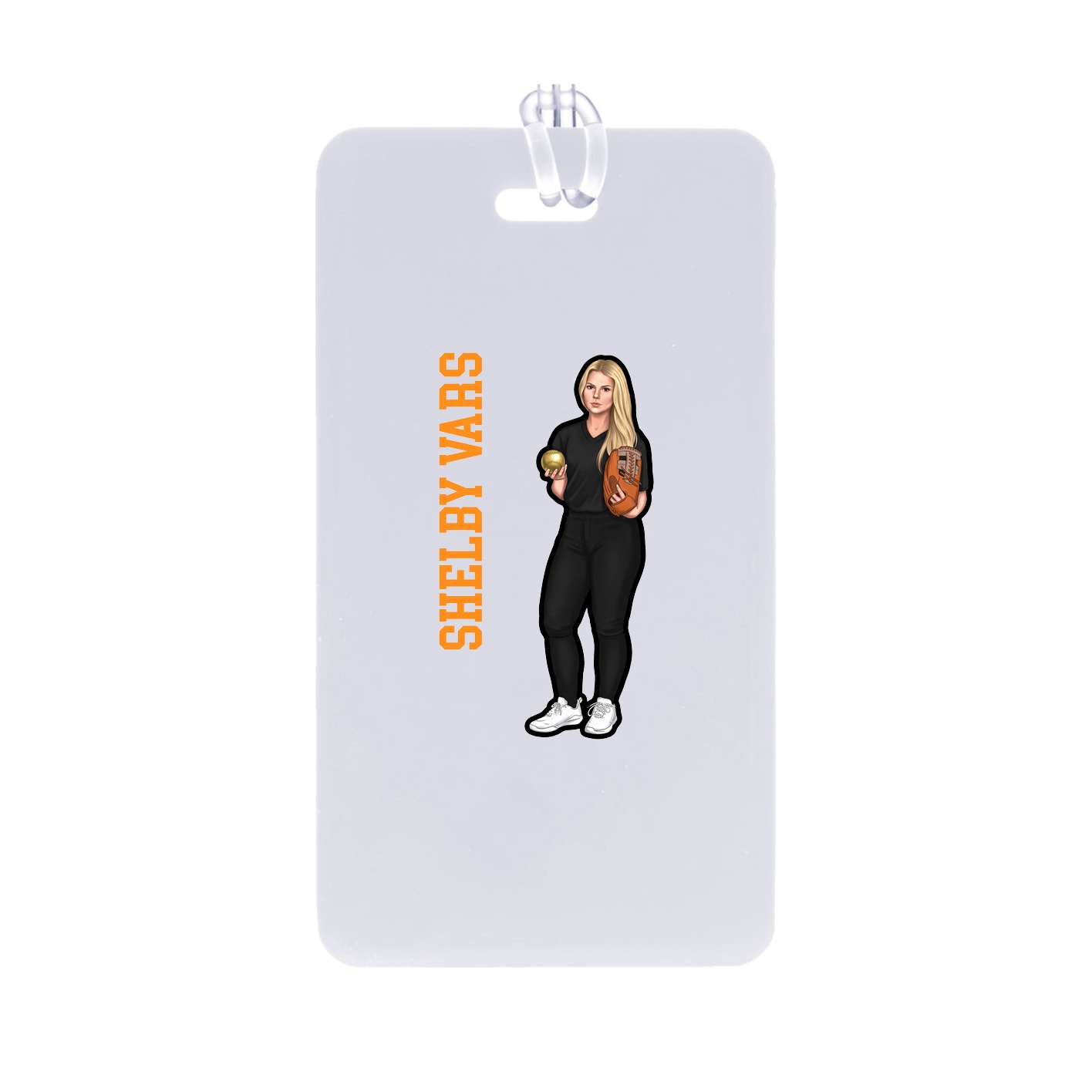 Bag Tag — Name Vertical in Classic