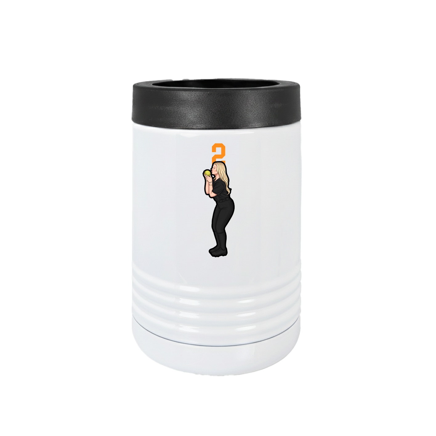 Beverage Holder — Number Top in White