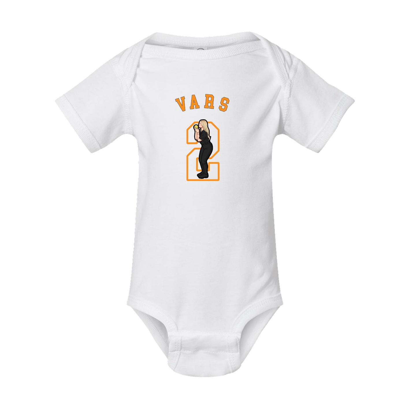 Baby Onesie — Shirsey Arch in White