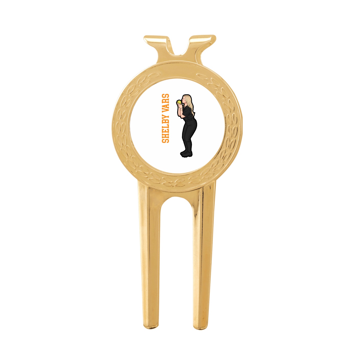 Divot Tool with Ball Marker — Name Vertical in Classic