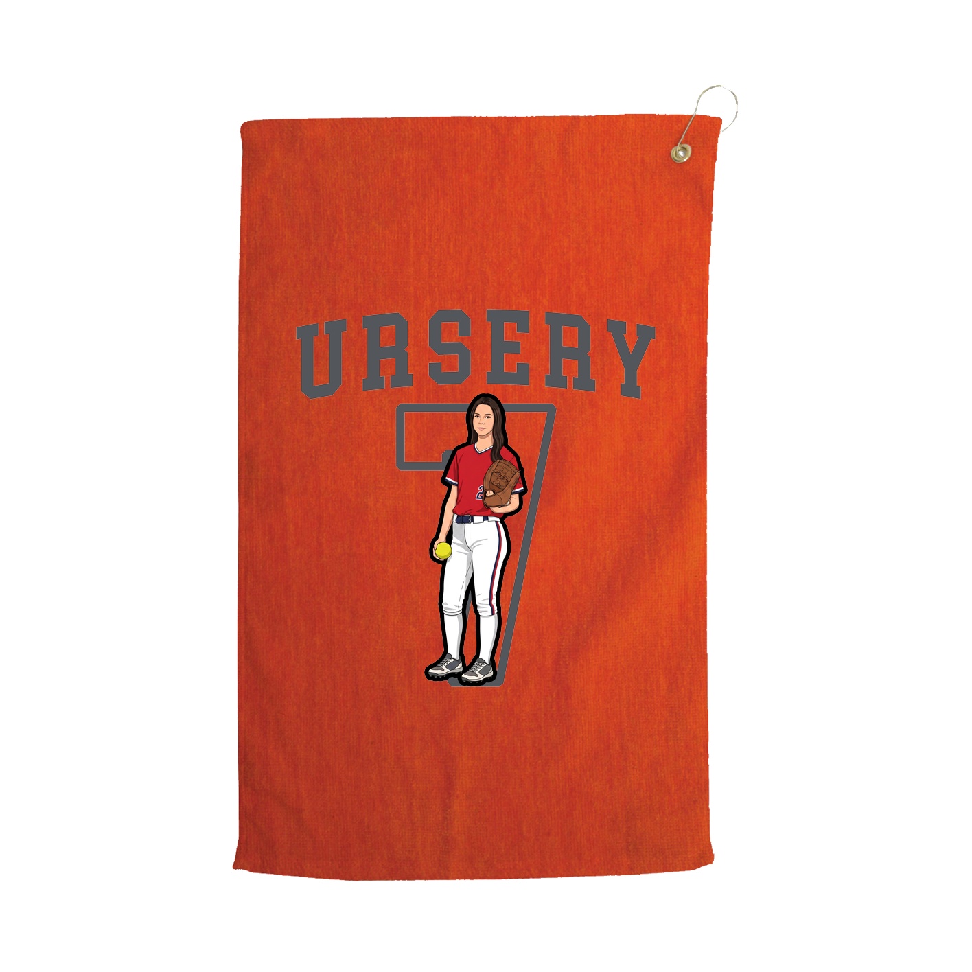Golf Towel — Shirsey in Orange
