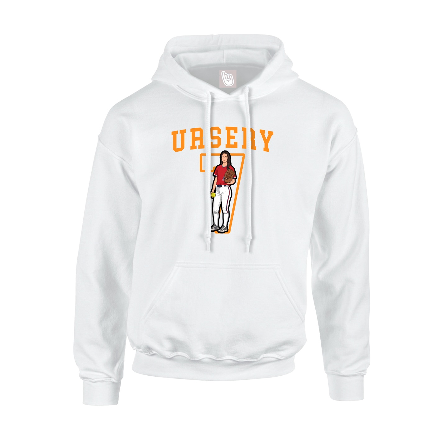Hoodie — Shirsey in White