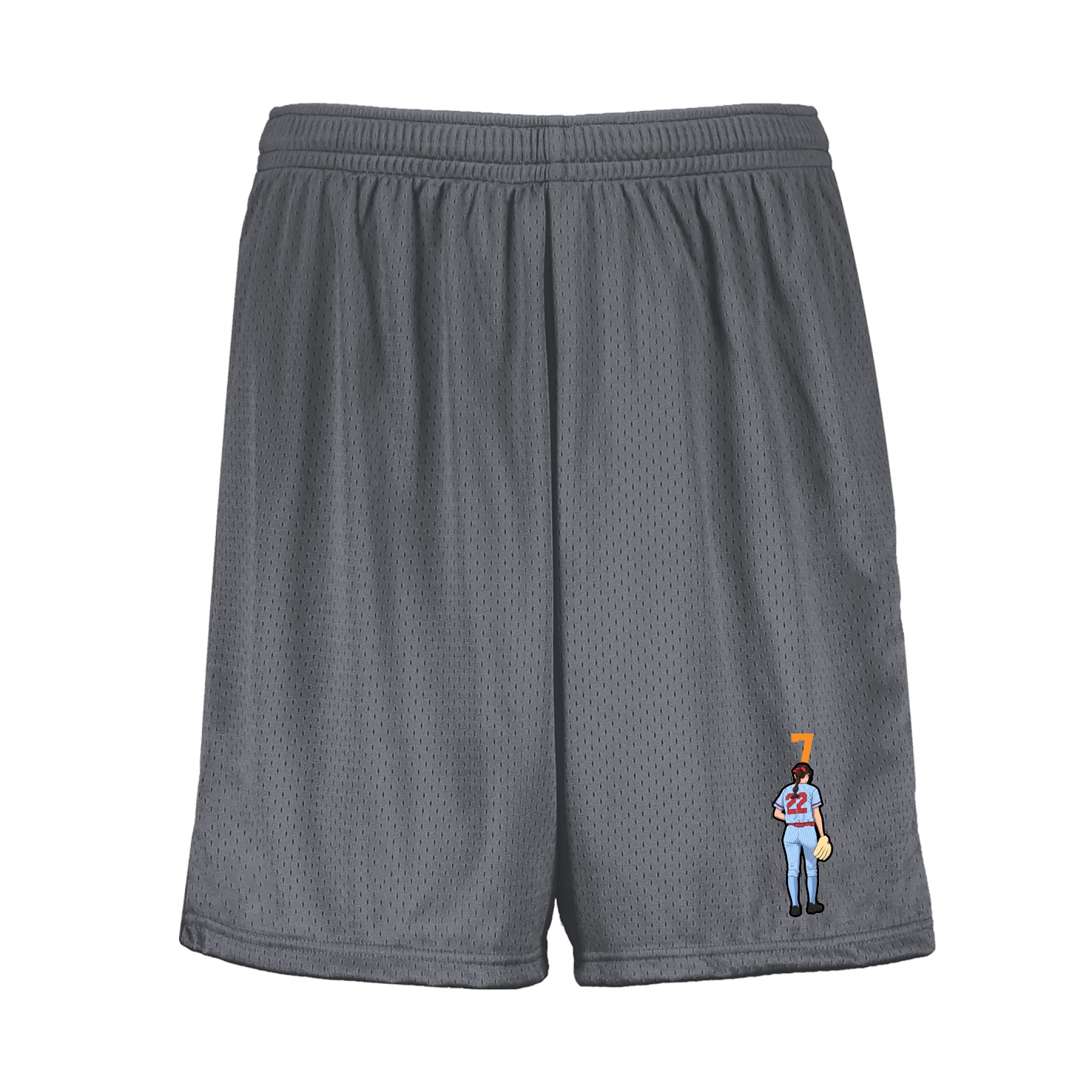 Shorts — Number Top in Grey