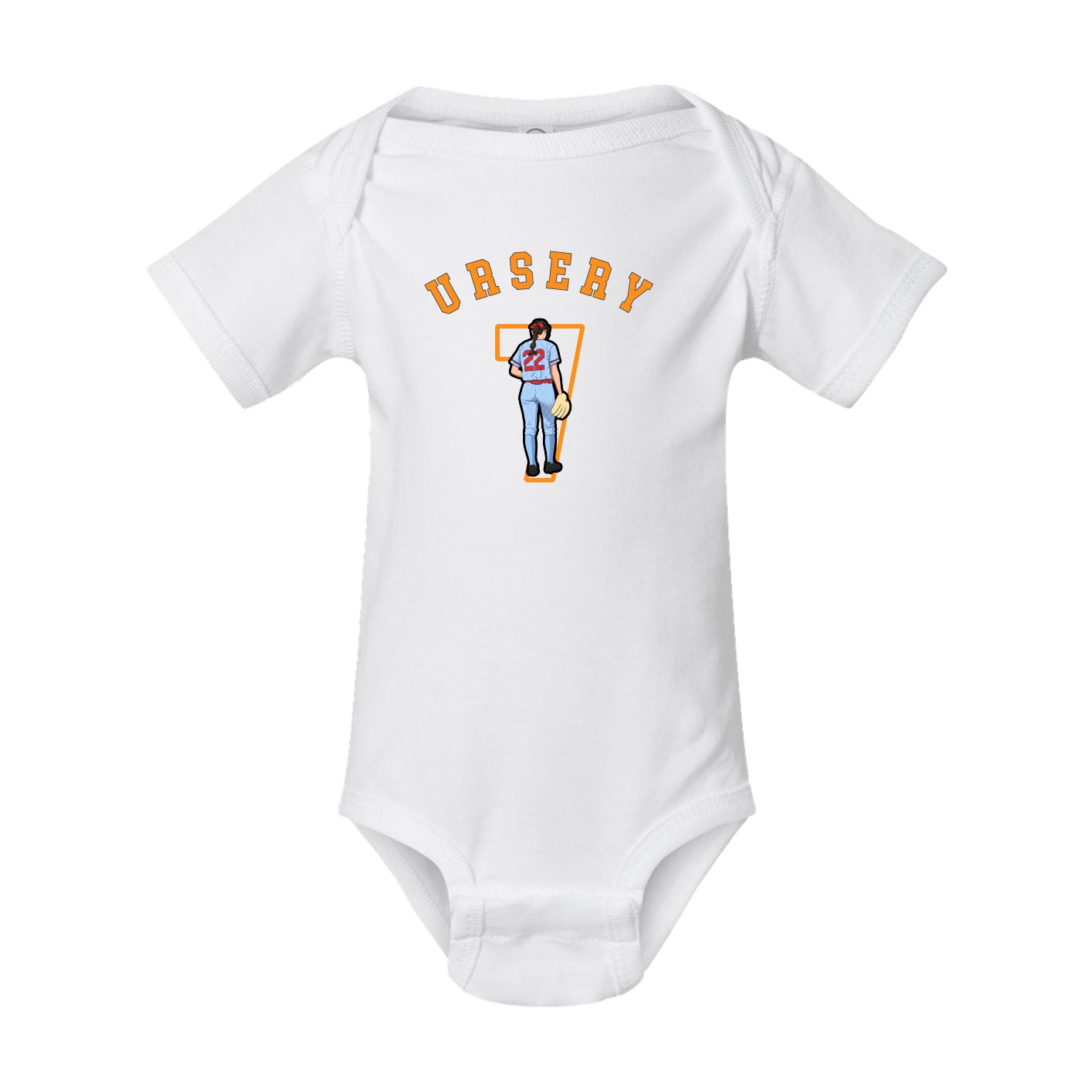 Baby Onesie — Shirsey Arch in White