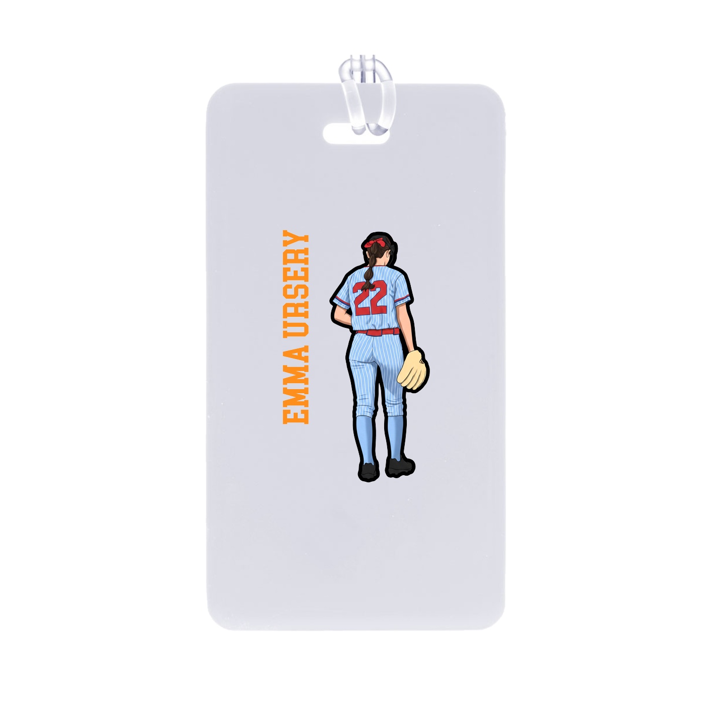 Bag Tag — Name Vertical in Classic